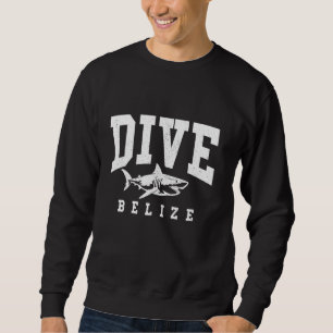 Belize Haai Scuba Duiken Duiker Souvenir Trui