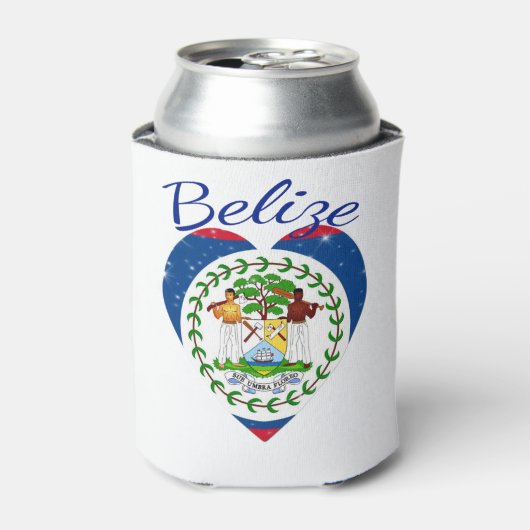 Belize Heart Blikjeskoeler (Blikje Voorkant)