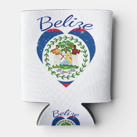 Belize Heart Blikjeskoeler (Voorkant)