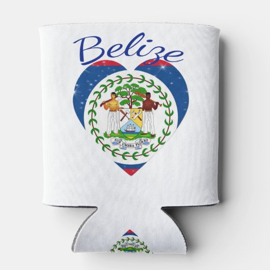Belize Heart Blikjeskoeler (Achterkant)