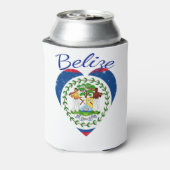 Belize Heart Blikjeskoeler (Blikje Achterkant)