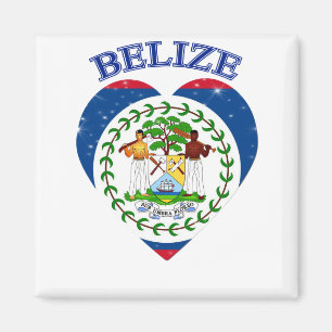 Belize Heart Magneet