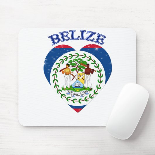 Belize Heart Muismat (Met muis)