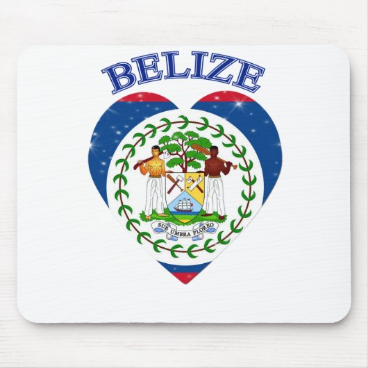 Belize Heart Muismat (Voorkant)