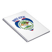 Belize Heart Notitieboek (Rechterzijde)