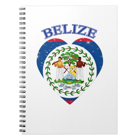 Belize Heart Notitieboek (Voorkant)