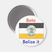 Belize het magneet (Voorkant / Achterkant)