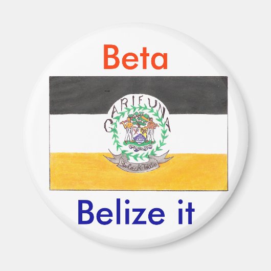 Belize het magneet (Voorkant)