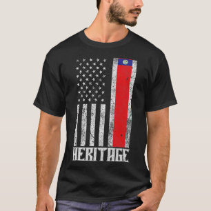 Belize Hispanic Heritage noodlijdende vlag T-shirt