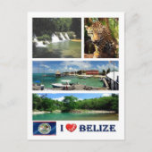 Belize - I Love - Briefkaart (Voorkant)