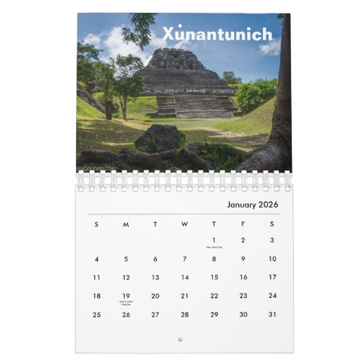 Belize Kalender (Jan 2026)
