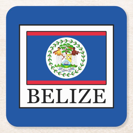 Belize Kartonnen Onderzetters (Voorkant)