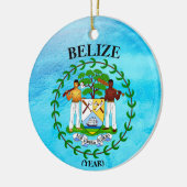 Belize kerstkeramiek keramisch ornament (Links)