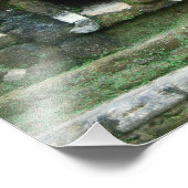 Belize Lamanai Mayan Ruins Jaguar Mask Travel Foto Afdruk (Hoek)