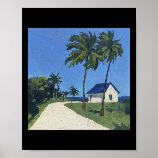 Belize Landschap Post-impressionistische schilders Poster (Voorkant)