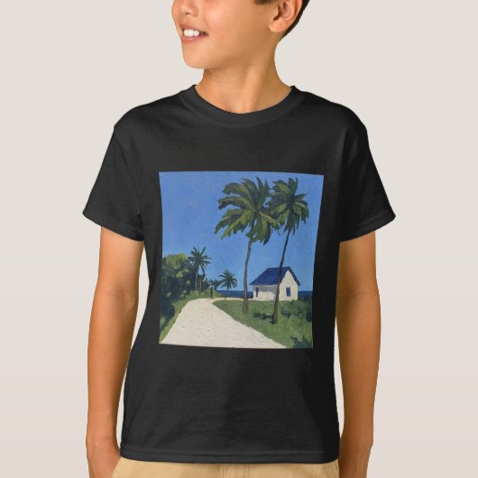 Belize Landschap Post-impressionistische schilders T-shirt (Voorkant)