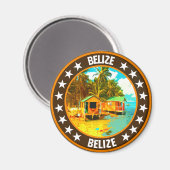 Belize Magneet (Voorkant / Achterkant)