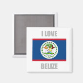 Belize Magneet (Voorkant / Achterkant)