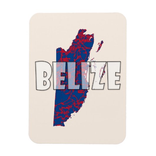 Belize Magneet (Verticaal)
