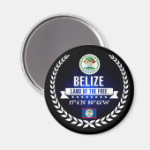 Belize Magneet (Voorkant / Achterkant)