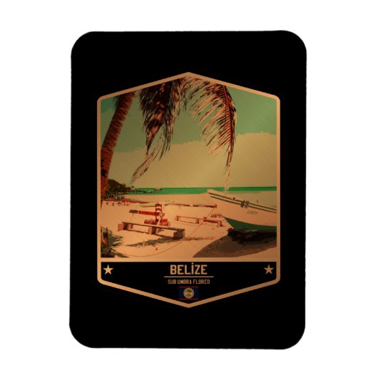 Belize Magneet (Verticaal)