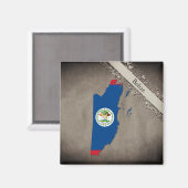 Belize Magneet (Voorkant / Achterkant)