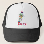 Belize Map Trucker Pet (Voorkant)