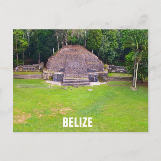 Belize Mayan Ruins Caracol Travel Photo Briefkaart (Voorkant)