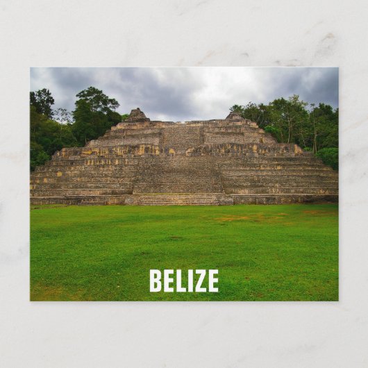 Belize Mayan Ruins Caracol Travel Photo Briefkaart (Voorkant)