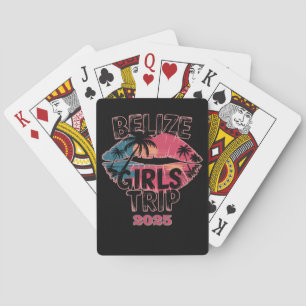 Belize Meisjes reis Tropisch avontuur Pokerkaarten