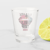 Belize Meisjes reis Tropisch avontuur Shot Glas (Achterkant)