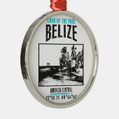 Belize Metalen Ornament (Rechts)