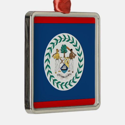 Belize Metalen Ornament (Rechts)