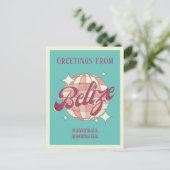 Belize Midden-Amerika vakantie Retro Briefkaart (Staand voorkant)