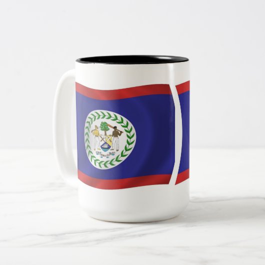 Belize Mok vlag (Voorkant links)