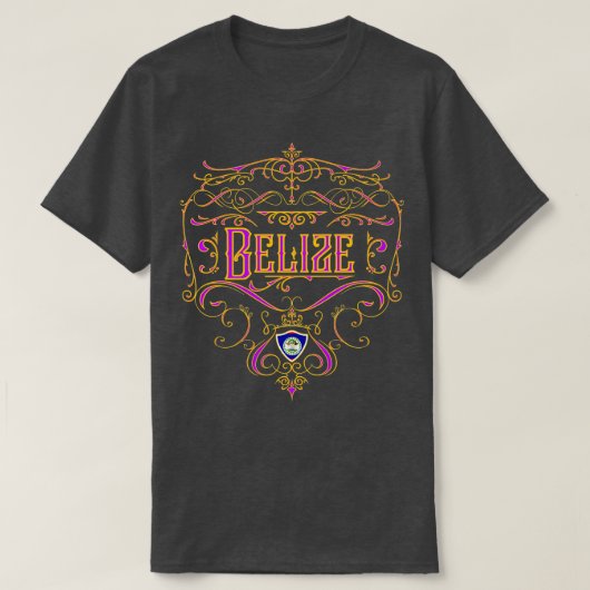 Belize  ontwerp t-shirt (Design voorkant)