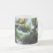 Belize Palm Trees Matglas Koffiemok (Voorkant rechts)