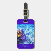 Belize Personalized Bagagelabel (Voorkant verticaal)