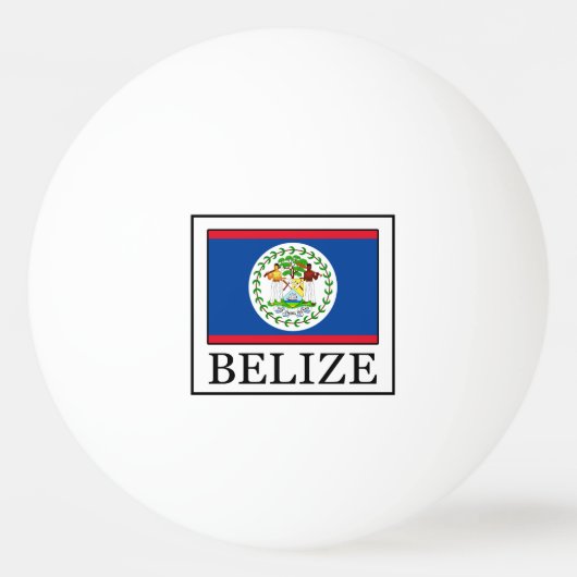 Belize Pingpongbal (Voorkant)