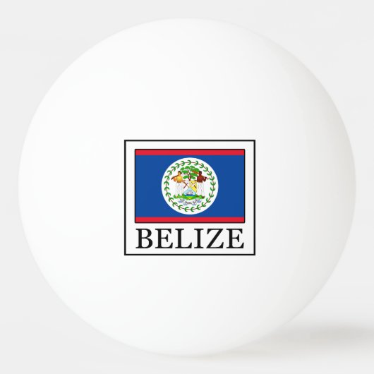Belize Pingpongbal (Voorkant)