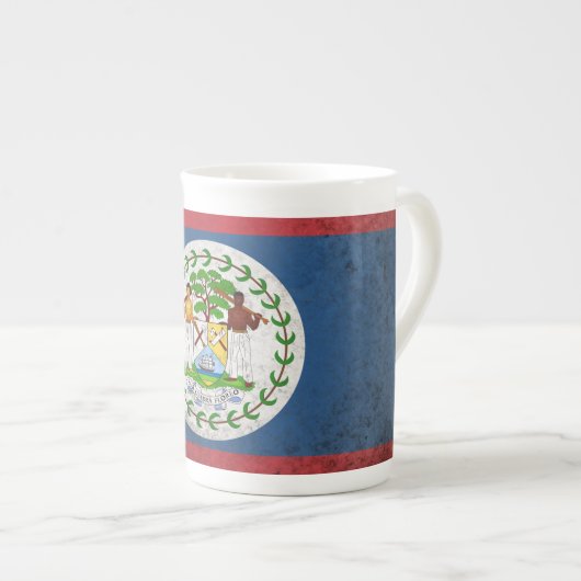 Belize Porselein Kop (Voorkant rechts)