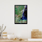 Belize poster foto printkaart (Keuken)
