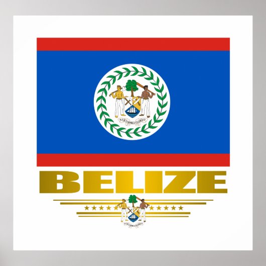 "Belize Pride" Posters en Prints (Voorkant)
