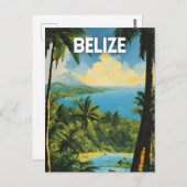 Belize Reizen Briefkaart (Voorkant / Achterkant)