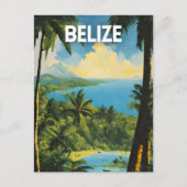 Belize Reizen Briefkaart (Voorkant)