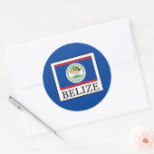 Belize Ronde Sticker (Envelop)