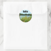 Belize Ronde Sticker (Tas)