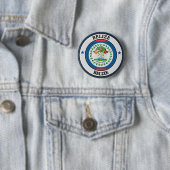 Belize Round Emblem Ronde Button 5,7 Cm (In situ)