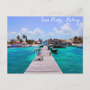 Belize San Pedro Beach Ambergris Caye Briefkaart