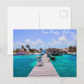 Belize San Pedro Beach Ambergris Caye Briefkaart (Voorkant / Achterkant)